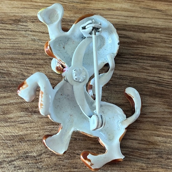 1960’s Vintage Enamel Dog Brooch - Picture 3 of 4